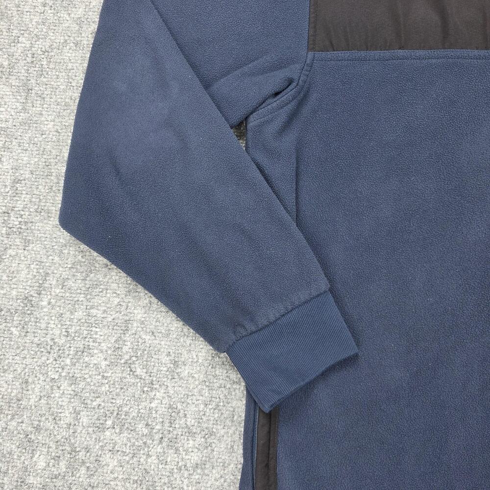 Nike Golf Jacket Mens Large Blue Therma-FIT 1/4 Zip Fleece Pullover Vintage Y2K - Picture 8 of 16